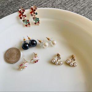 5 pairs of earrings brand new